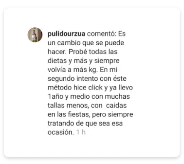 Mensaje de la comunidad Método Grez en redes sociales