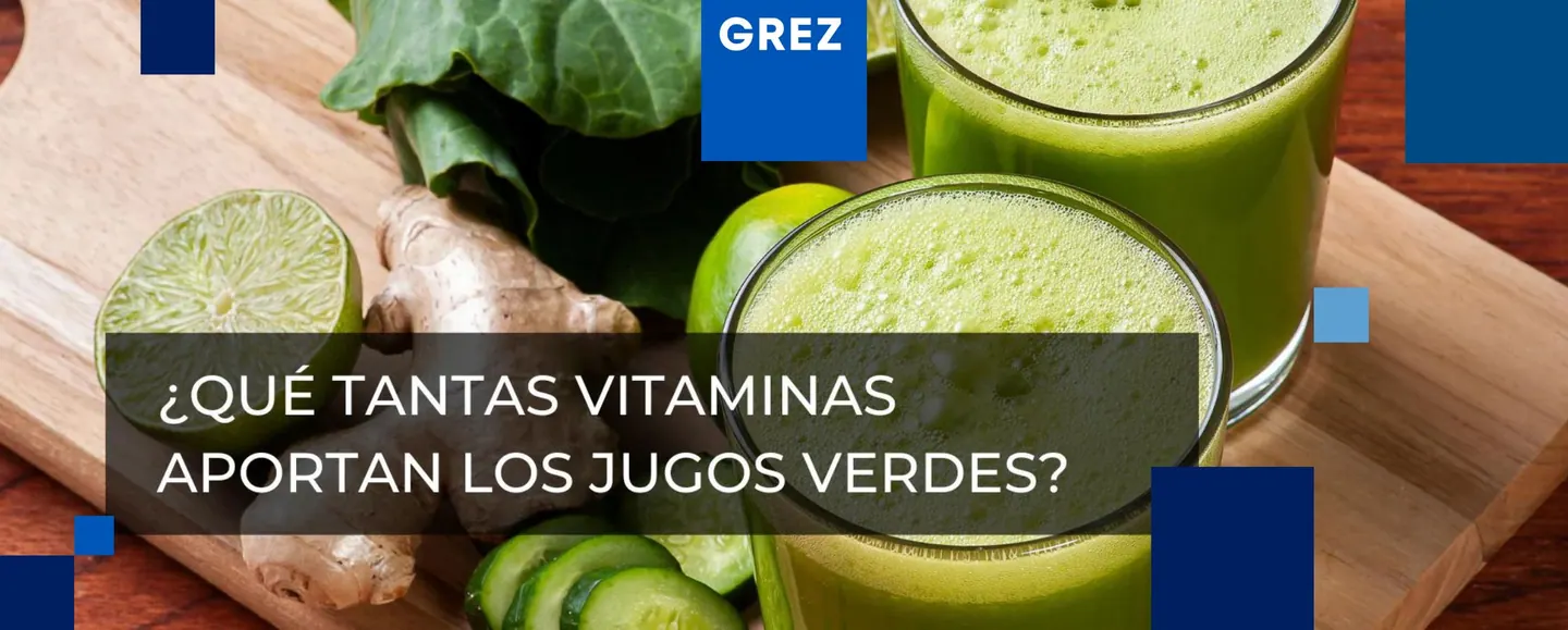 ¿Qué tantas vitaminas aportan los jugos verdes?