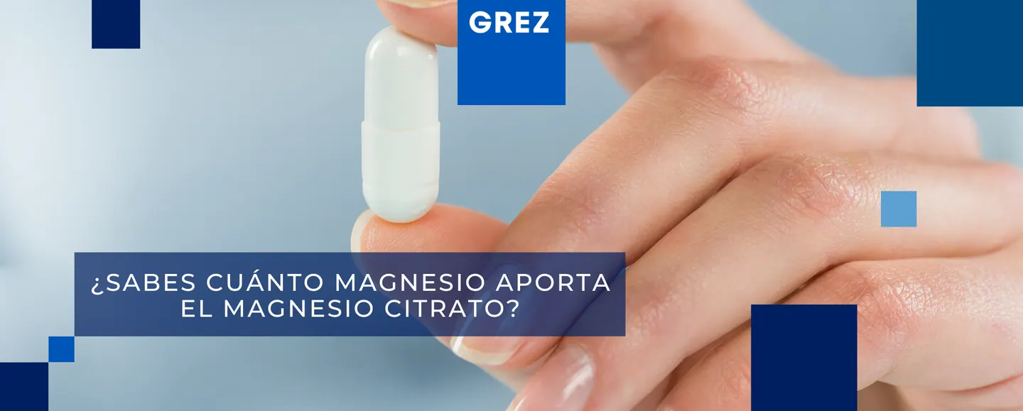 ¿Sabes cuánto magnesio aporta el magnesio citrato?